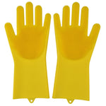 Magic Silicone Rubber Dish Washing Gloves