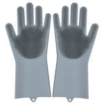 Magic Silicone Rubber Dish Washing Gloves