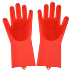 Magic Silicone Rubber Dish Washing Gloves