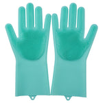 Magic Silicone Rubber Dish Washing Gloves