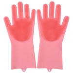 Magic Silicone Rubber Dish Washing Gloves