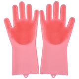 Magic Silicone Rubber Dish Washing Gloves