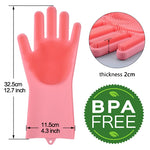 Magic Silicone Rubber Dish Washing Gloves